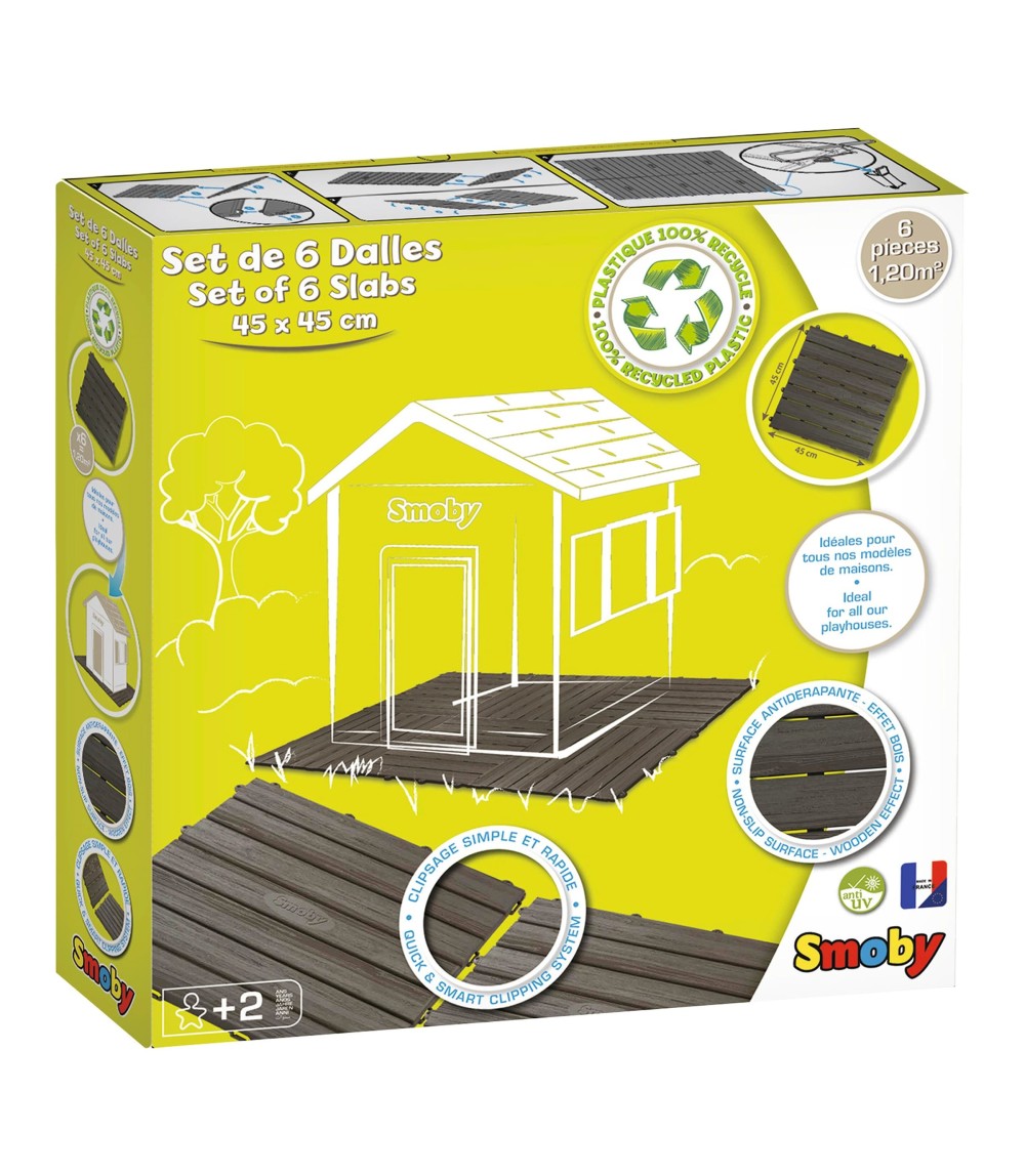 Spielhaus Zubehör Bodenplatten-Set