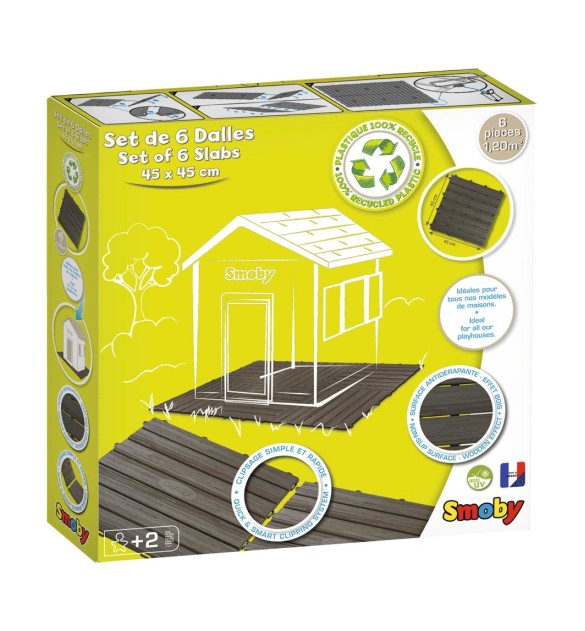 Spielhaus Zubehör Bodenplatten-Set