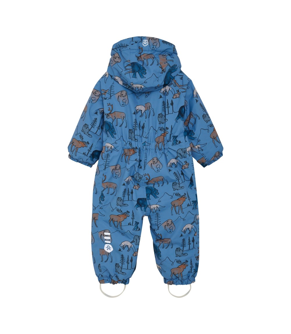 Schneeoverall mit abnehmbarer Kapuze Wald