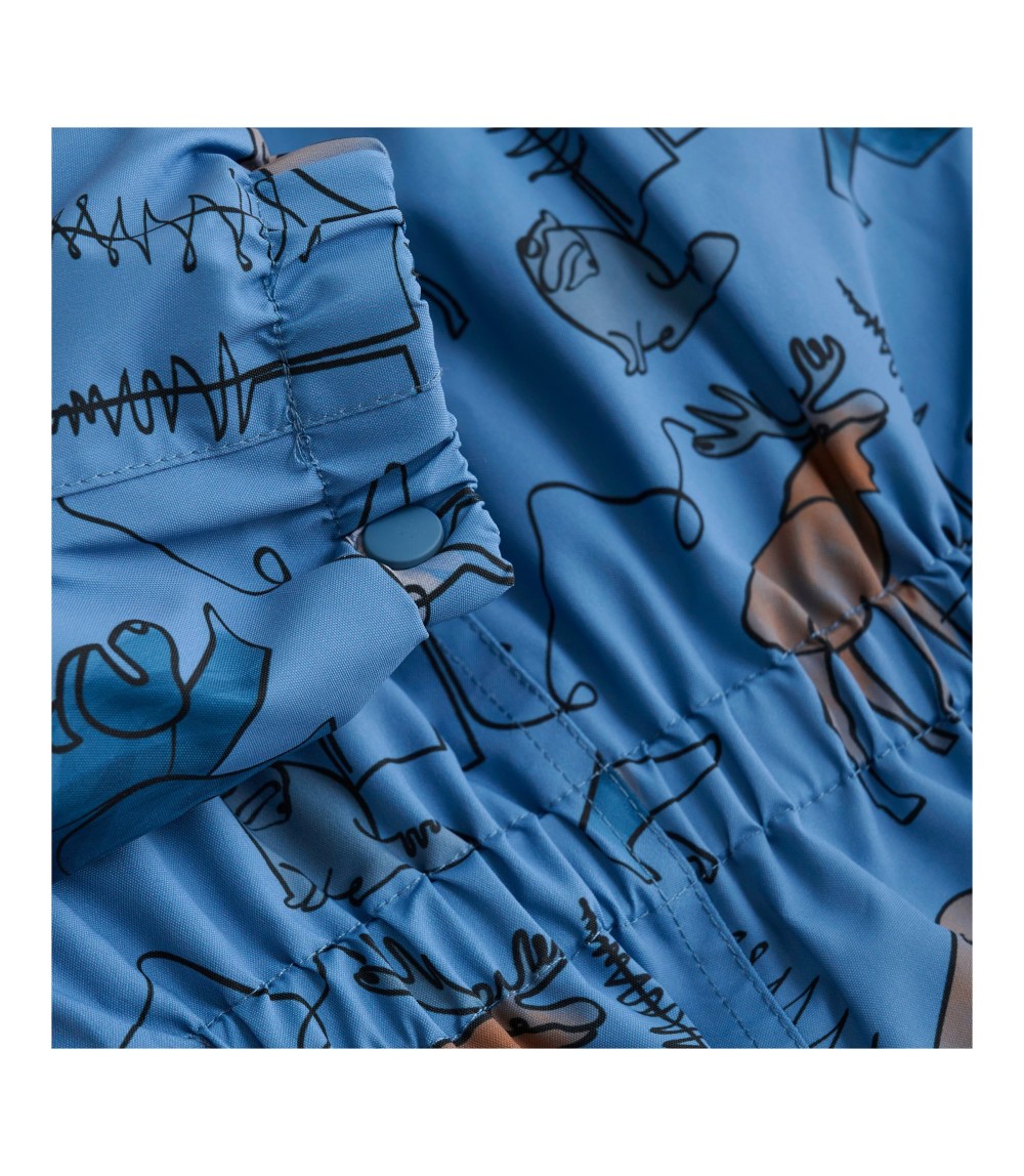 Schneeoverall mit abnehmbarer Kapuze Wald