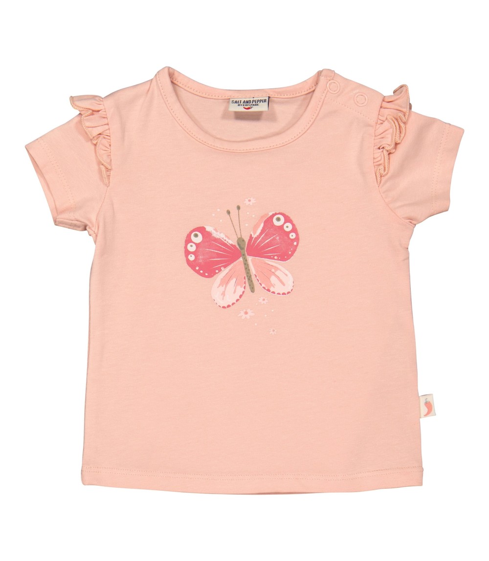 T-Shirt Schmetterling Rüschen