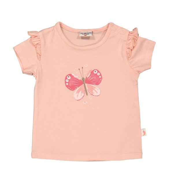 T-Shirt Schmetterling Rüschen
