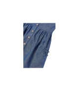 Chambray-Kleid ohne Arm