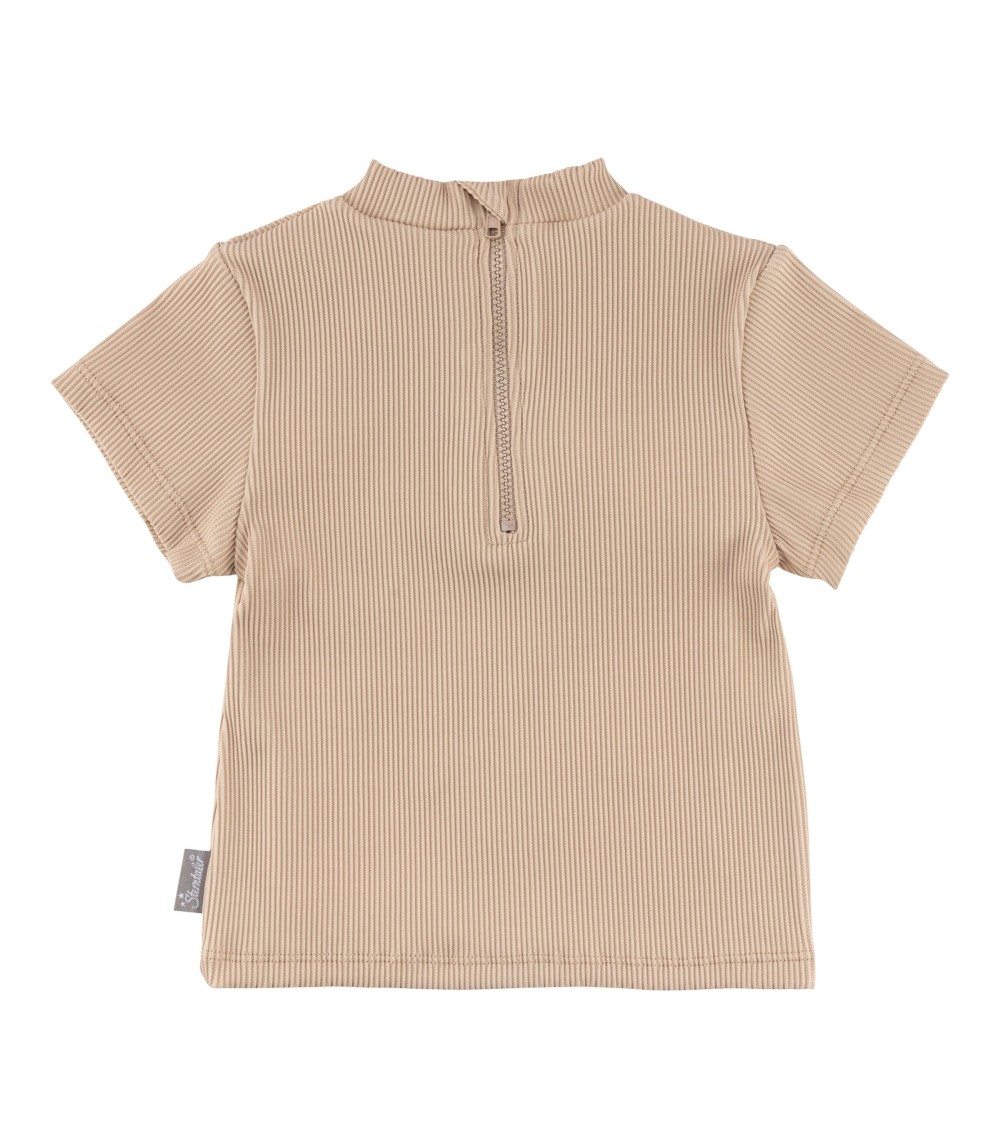 Bade-T-Shirt mit UV-Schutz Rippqualität