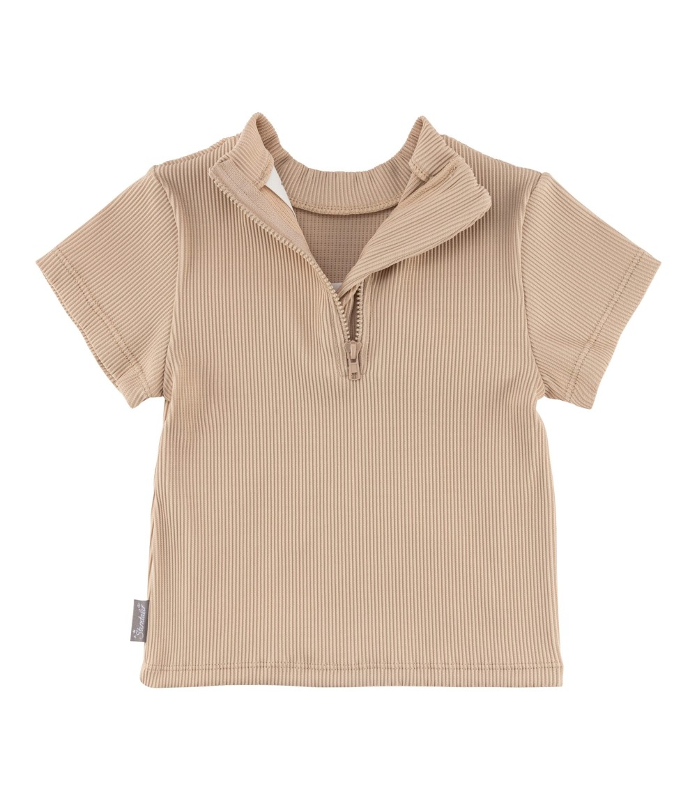 Bade-T-Shirt mit UV-Schutz Rippqualität