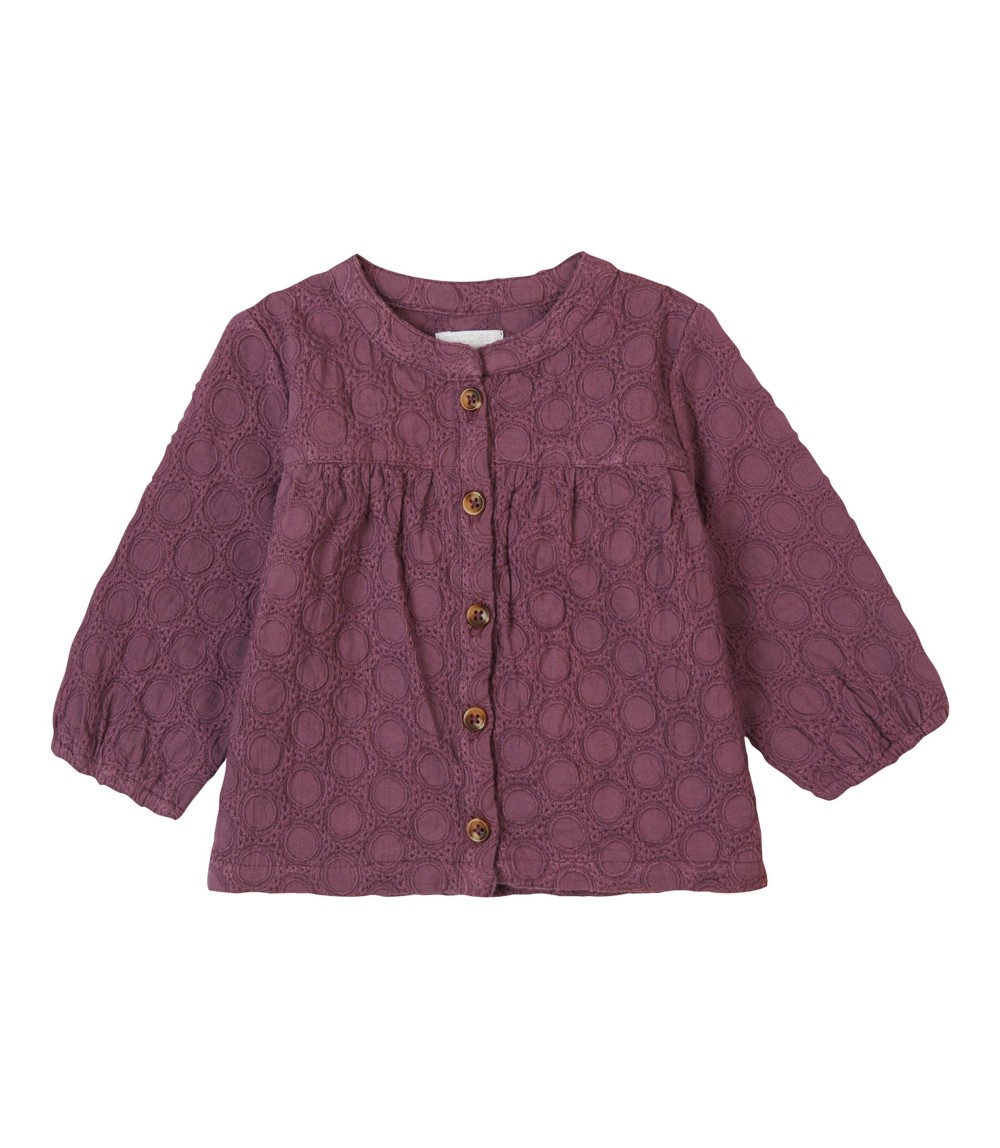 Bluse langarm Struktur