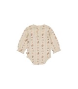 Ajour-Body langarm Bubikragen Rosen