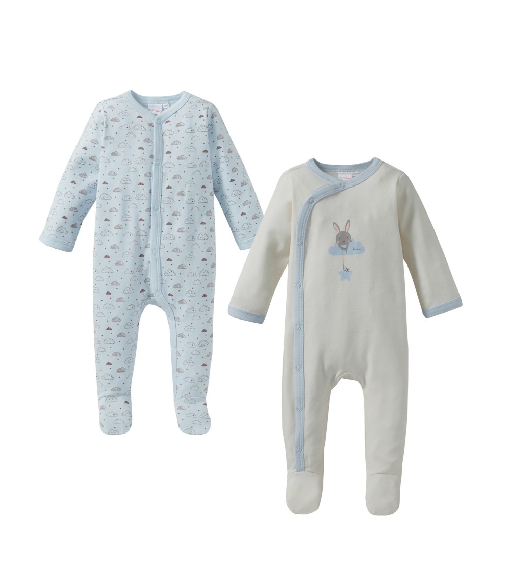 2er-Pack Schlafoveralls