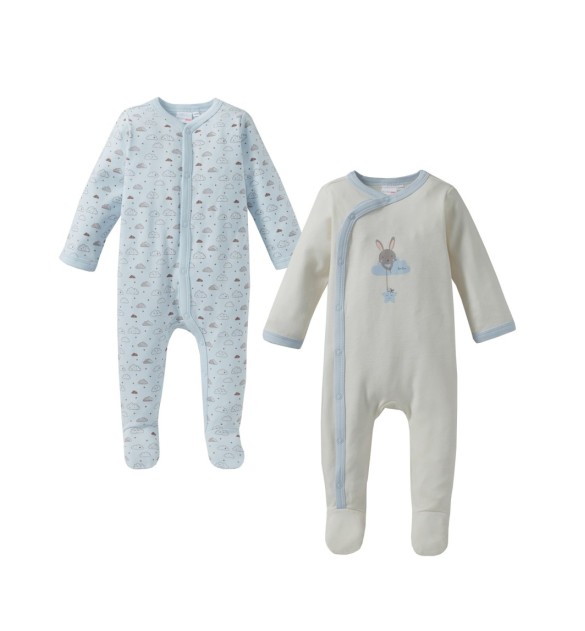 2er-Pack Schlafoveralls