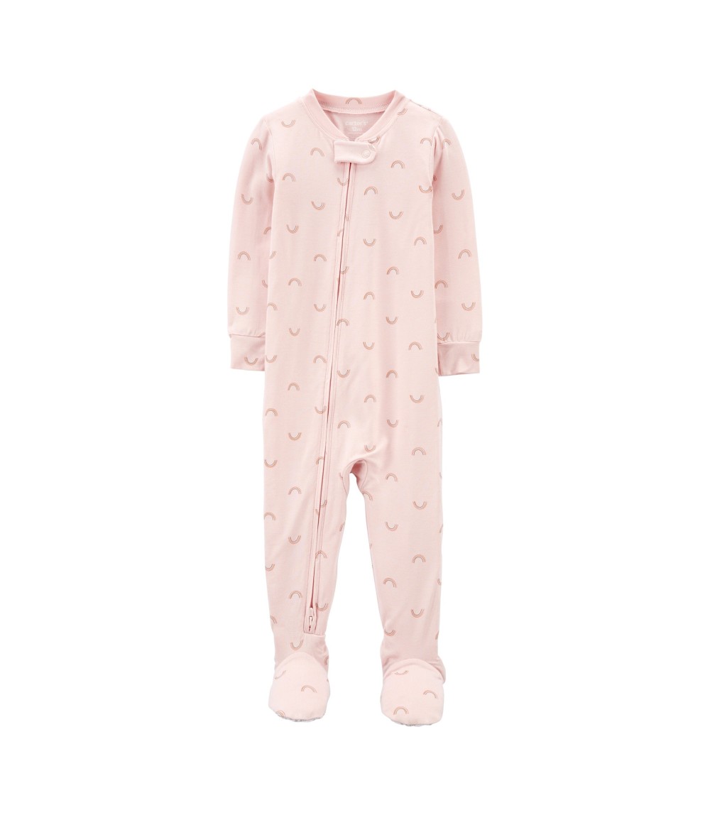 Overall mit Fuß Regenbogen