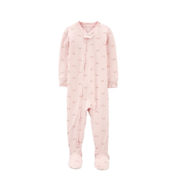 Overall mit Fuß Regenbogen