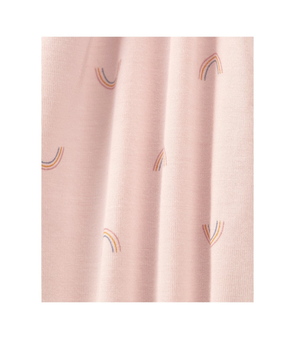 Overall mit Fuß Regenbogen