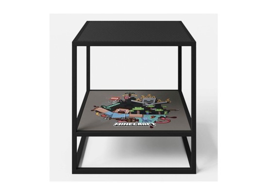 Beistelltisch, Nachttisch mit 1 Ablage MINECRAFT