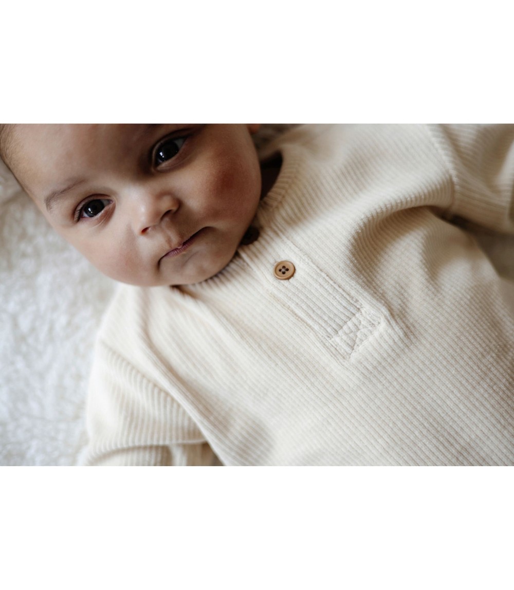 Softcord-Henley-Shirt langarm