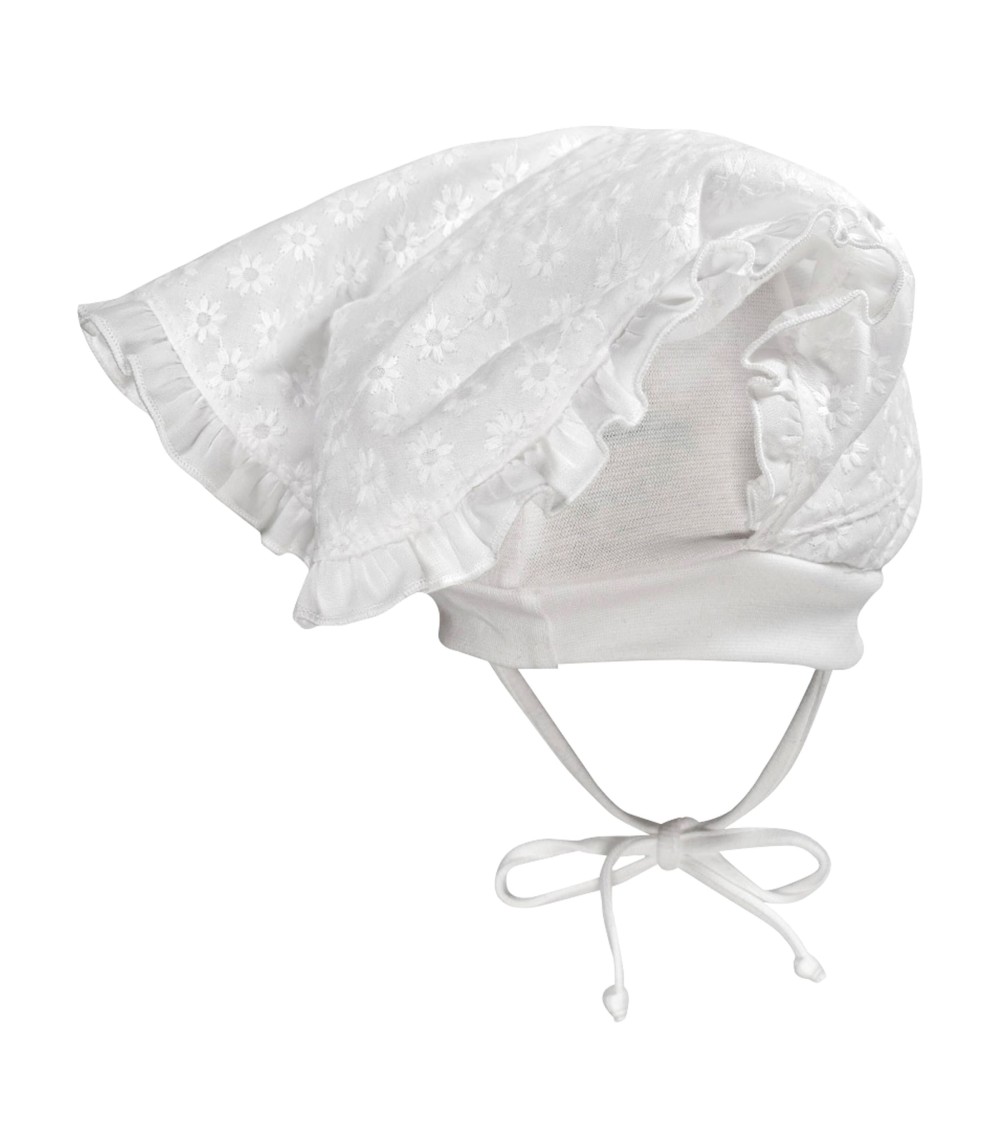 Kopftuch Lochstickerei-Blumen