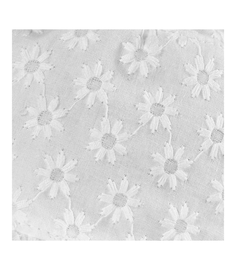 Kopftuch Lochstickerei-Blumen