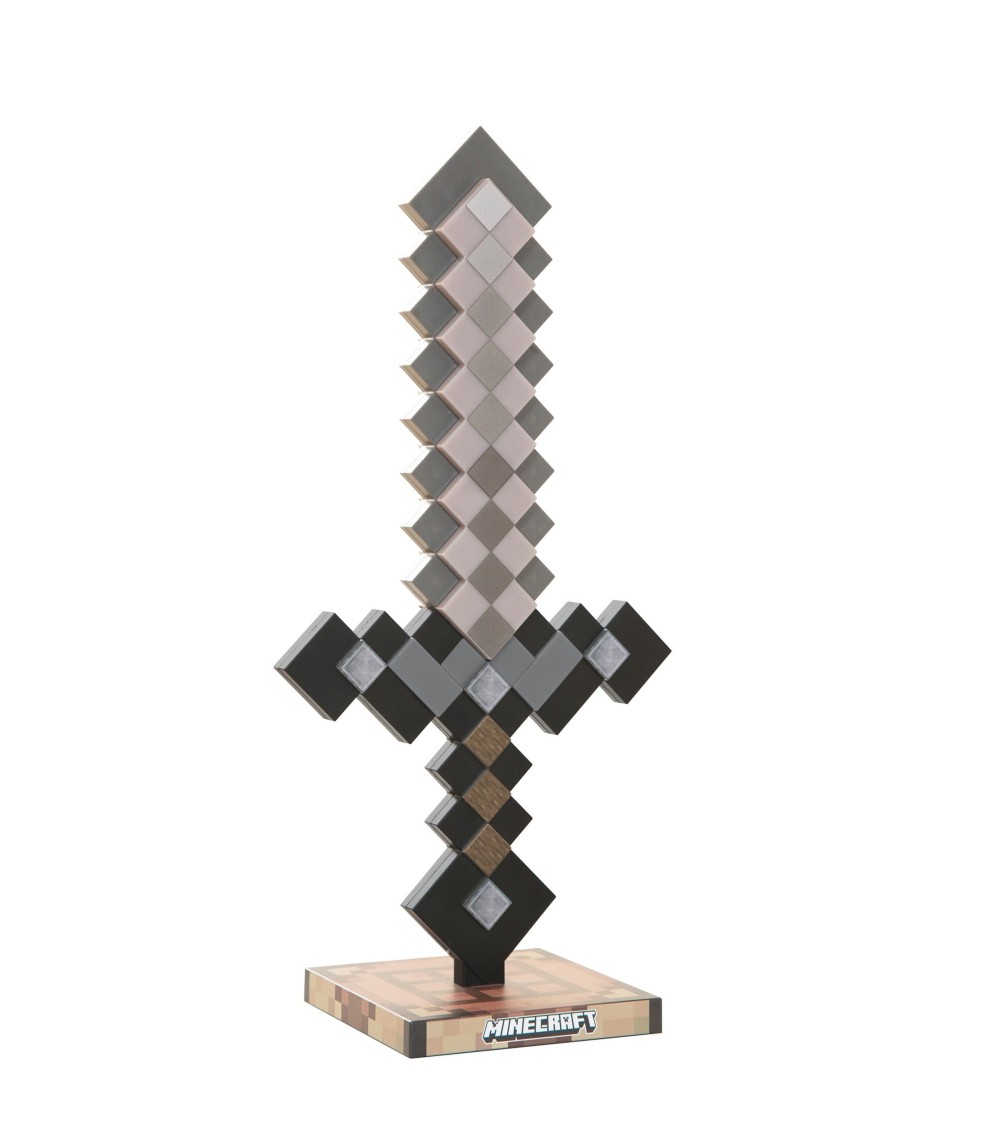 LED-Tischlampe, Netherite aufladbarer Akku MINECRAFT