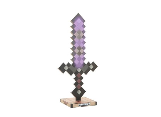 LED-Tischlampe, Netherite aufladbarer Akku MINECRAFT
