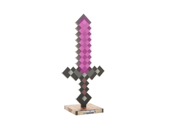 LED-Tischlampe, Netherite aufladbarer Akku MINECRAFT