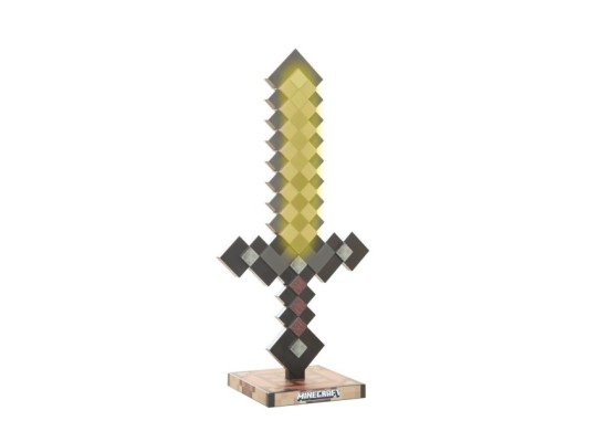 LED-Tischlampe, Netherite aufladbarer Akku MINECRAFT