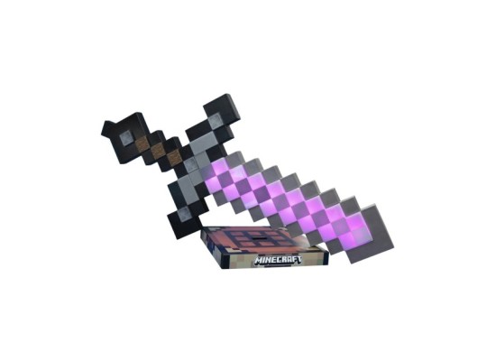 LED-Tischlampe, Netherite aufladbarer Akku MINECRAFT