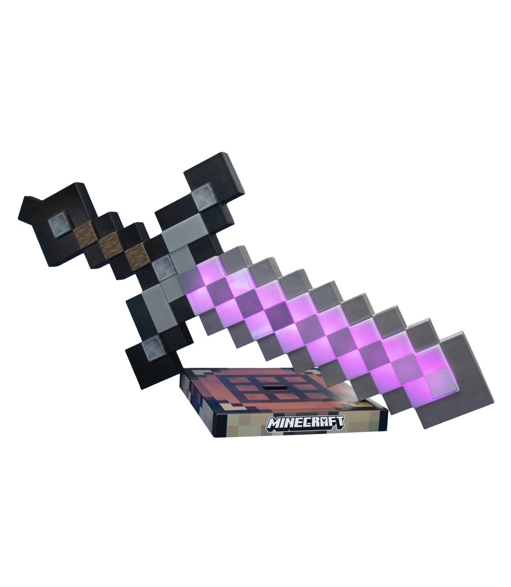 LED-Tischlampe, Netherite aufladbarer Akku MINECRAFT