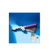 LED-Tischlampe, Netherite aufladbarer Akku MINECRAFT