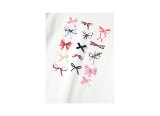 T-Shirt Puffärmel Schleifen