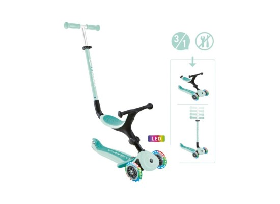 Scooter 3in1 Go-Up active mit Leuchtrollen