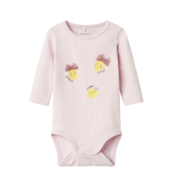 Body langarm Zitronen Schleifen