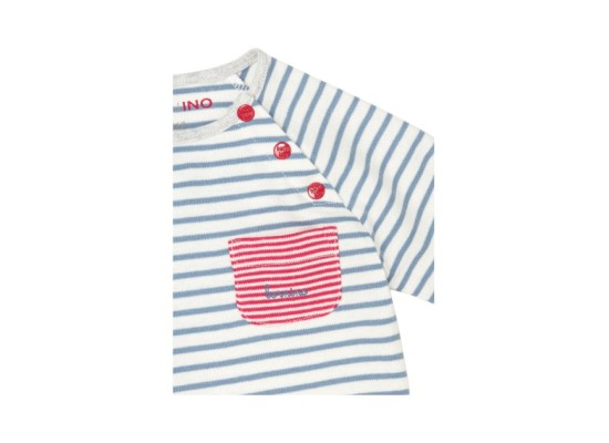 Raglanshirt langarm Elefant Ringel