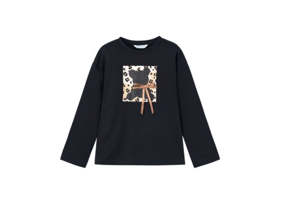 Shirt langarm Bär Leoprint