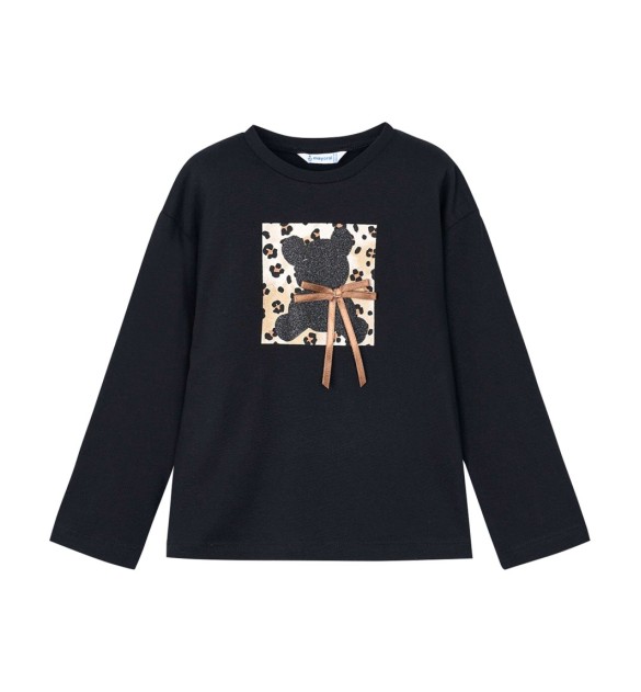 Shirt langarm Bär Leoprint