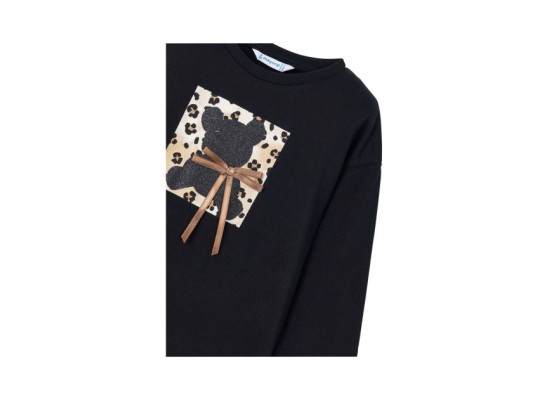 Shirt langarm Bär Leoprint