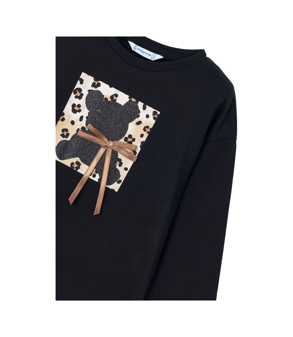 Shirt langarm Bär Leoprint