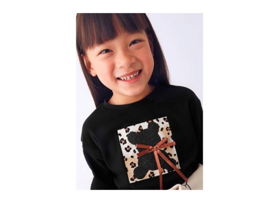 Shirt langarm Bär Leoprint