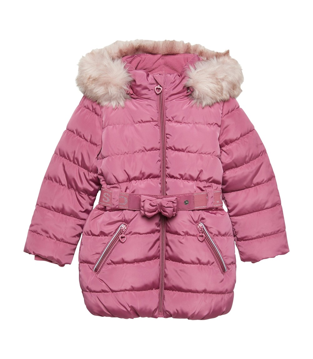 Steppmantel mit Kapuze