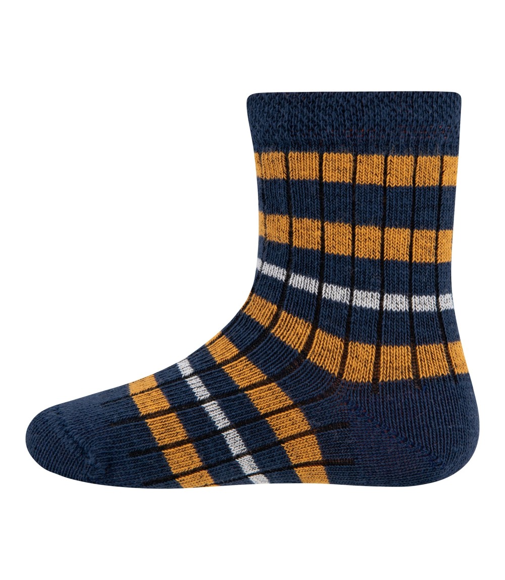 2er-Pack Socken Ringel Rippqualität