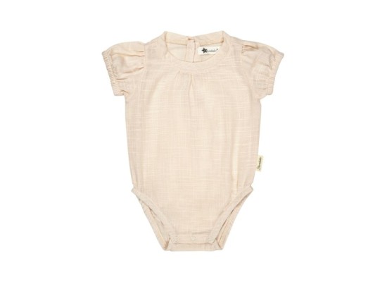 Body kurzarm Leinenoptik