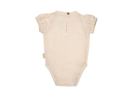 Body kurzarm Leinenoptik