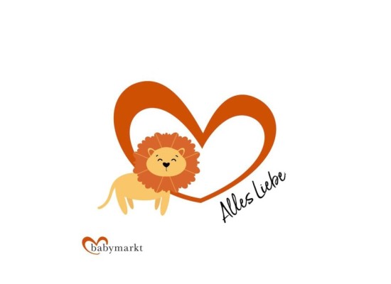 Geschenkgutschein Alles Liebe Löwe