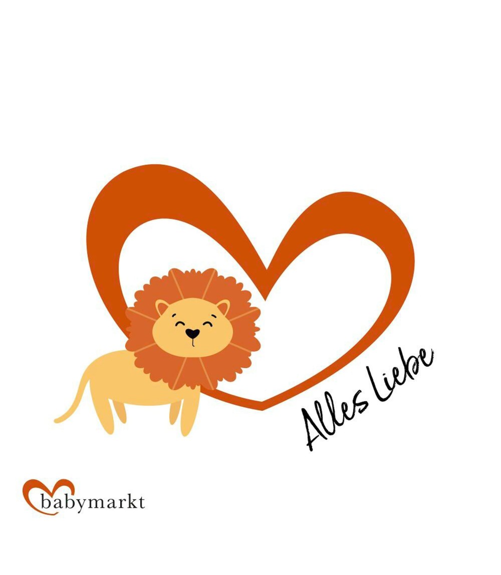 Geschenkgutschein Alles Liebe Löwe