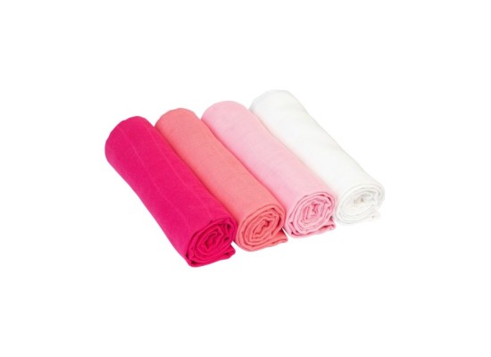 4er-Pack Mullwindeln 80x80 cm