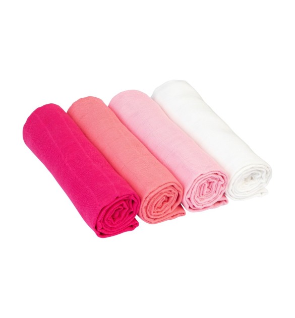 4er-Pack Mullwindeln 80x80 cm