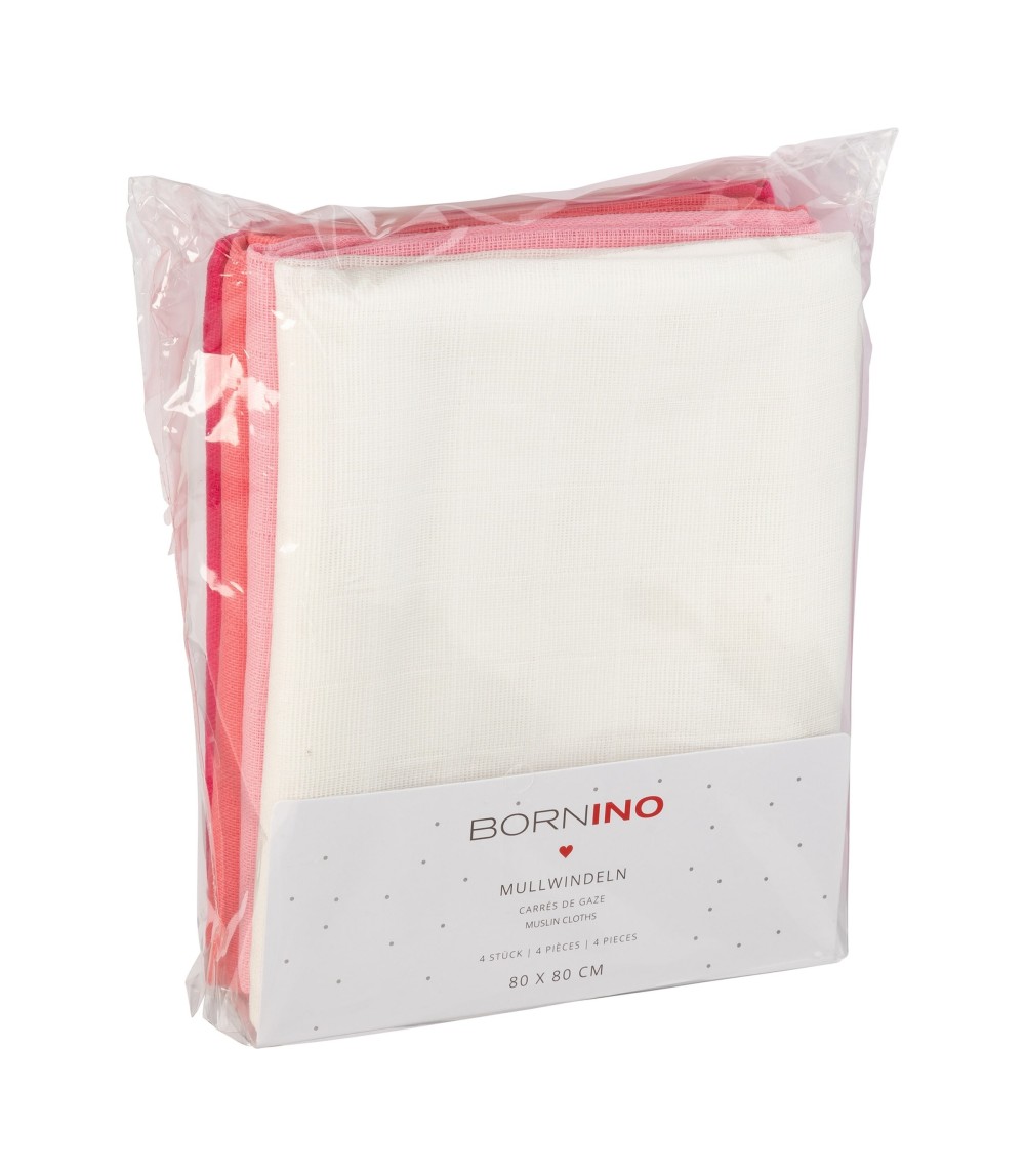 4er-Pack Mullwindeln 80x80 cm