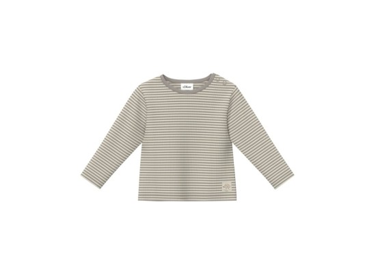 Shirt langarm Ringel Rippqualität