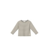 Shirt langarm Ringel Rippqualität