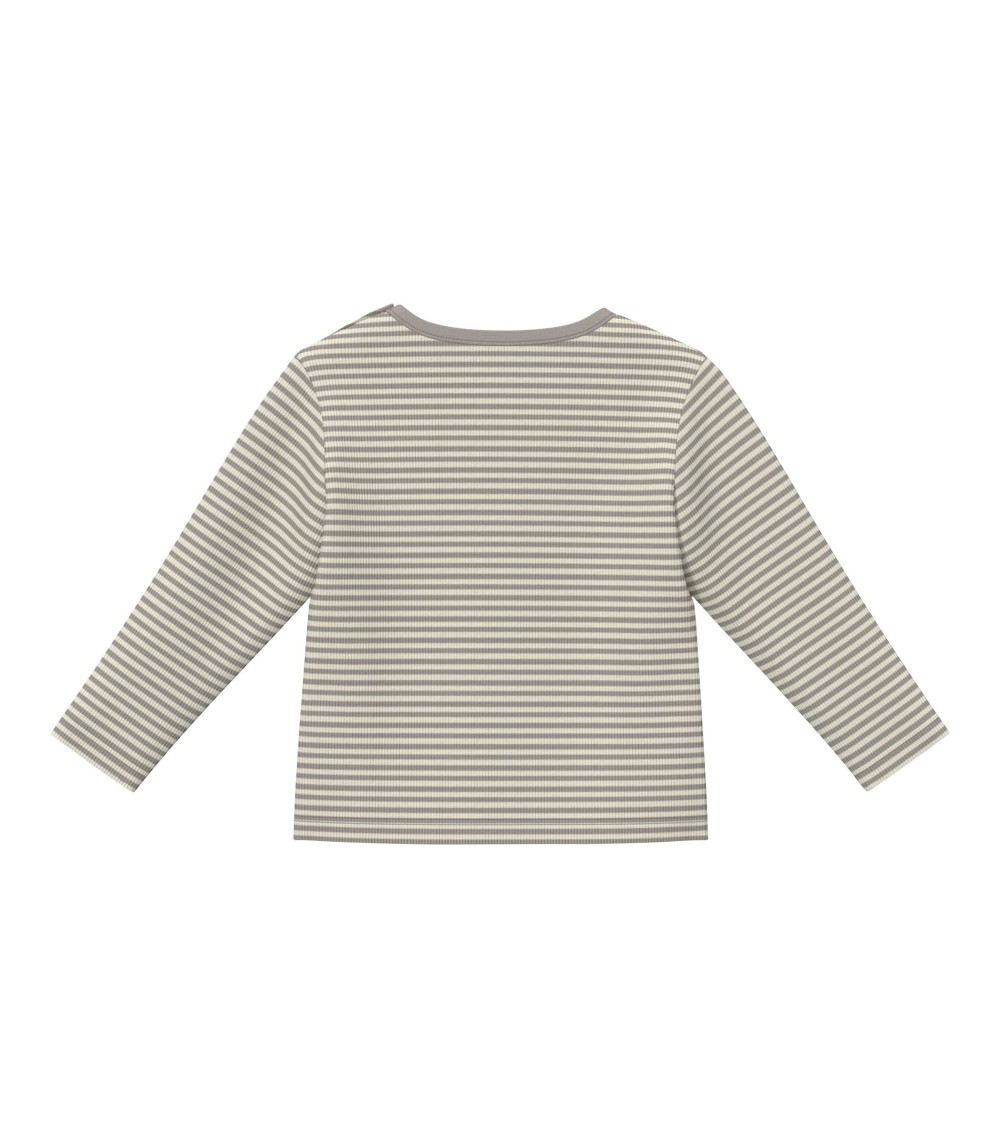 Shirt langarm Ringel Rippqualität