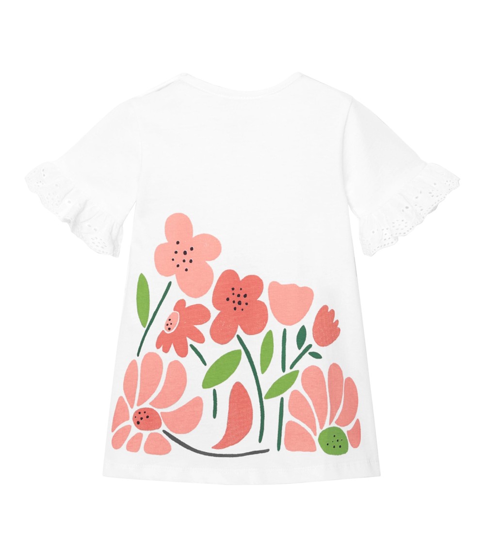 Kleid kurzarm Blumen