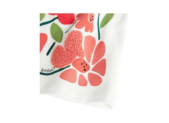 Kleid kurzarm Blumen